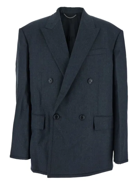 Juun.J double-breasted wool blazer Blue JC5911P023