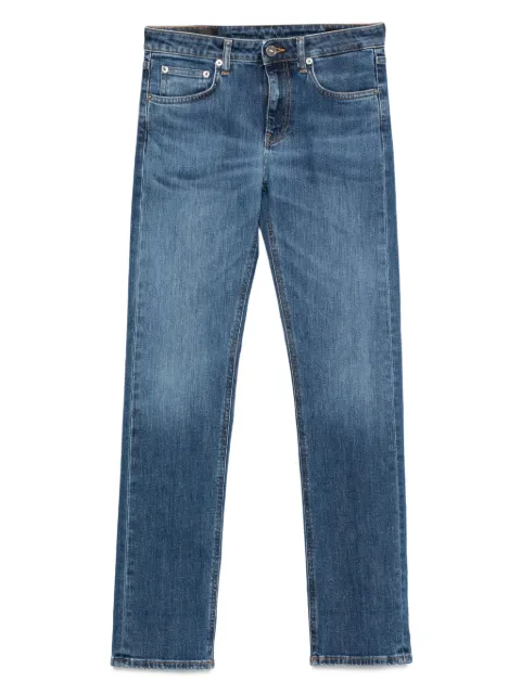 DONDUP button-fly straight-leg jeans Blue DP801DSE340DK01