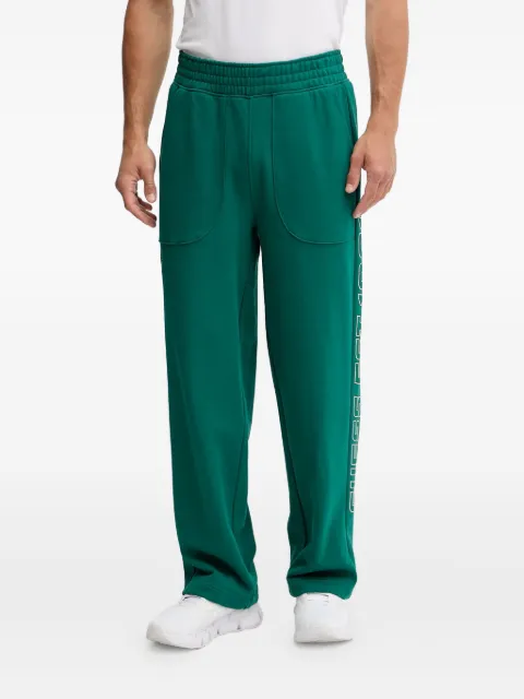 GUESS USA logo-detail panelled trousers Green Z5YB00KCE91