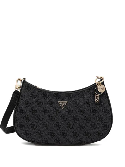 GUESS USA Noelle 4G curved shoulder bag Black HWBG9672180
