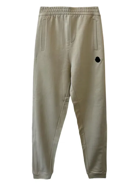 Moncler logo-patch track pants Neutrals K20918H0000289AZY