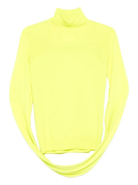 Maison Martin Margiela Pre-Owned 1990s turtleneck sweater Yellow MM600PC