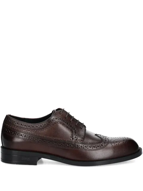 BOSS brogue lace-up shoes Brown 50543423