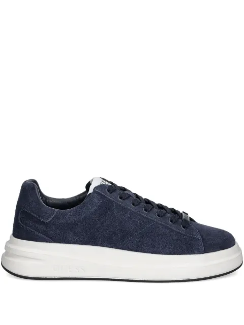 GUESS USA Elba suede platform sneakers Blue FMTLBASUE12