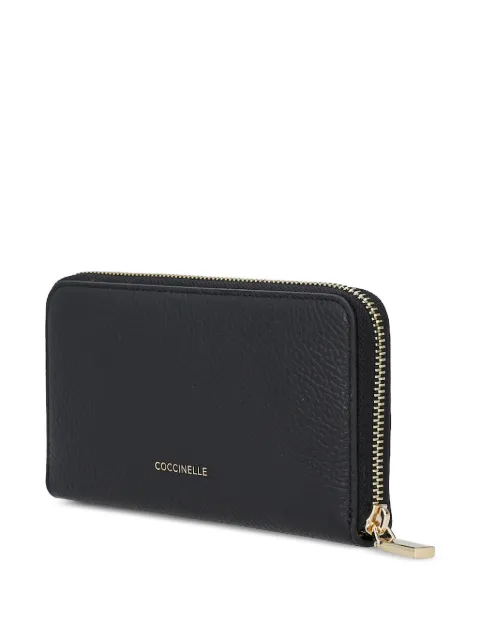 Coccinelle logo-plaque wallet Black E2SSL113221