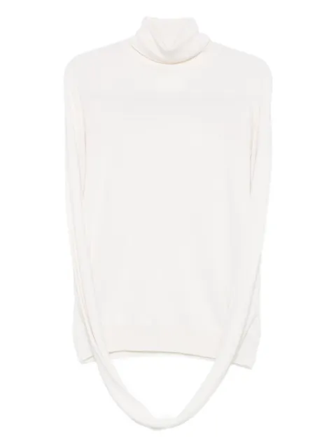 Maison Martin Margiela Pre-Owned 1990s turtleneck wool sweater White MM600PA