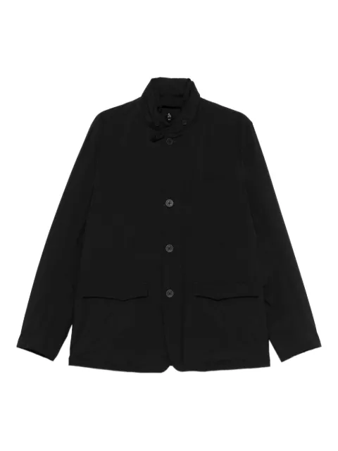 Herno button-fastening stand-collar jacket Black PI001243U12840