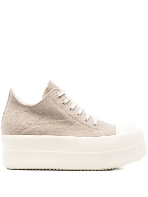 Rick Owens DRKSHDW platform lace-up sneakers Neutrals DU02E7832BMO
