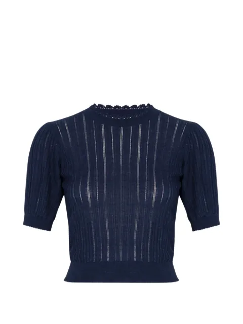 Ulla Johnson Gemma short-sleeve top Blue PF250736
