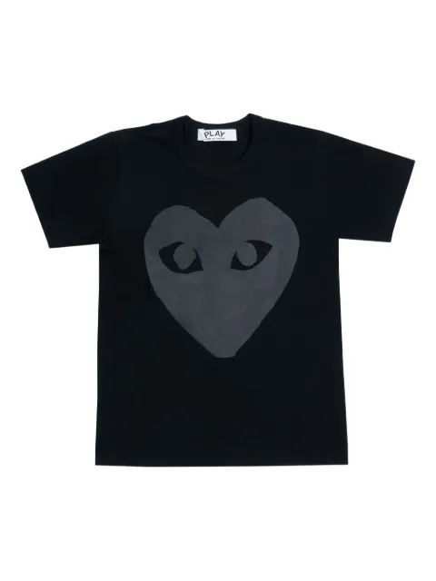 Comme Des Garçons Play logo heart-print T-shirt Black AXT190051