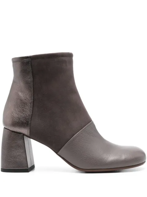 Chie Mihara 70mm leather suede boots Grey SYATE