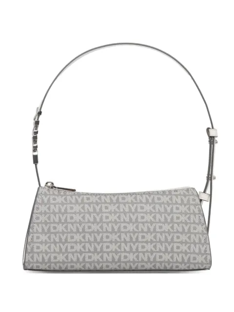 DKNY logo-plaque tote bag Grey R5235G57
