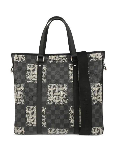 Louis Vuitton Pre-Owned x Christopher Nemes 2015 Tadao PM Damier Graphite tote bag Black 176794