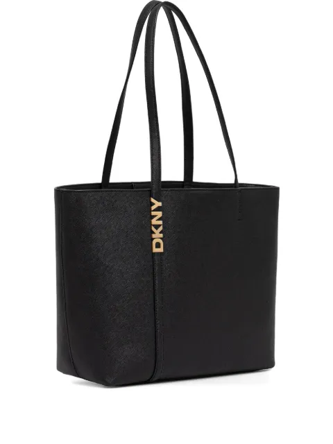 DKNY logo-plaque tote bag Black R52AKG54