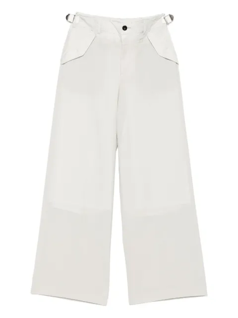 sacai adjustable-waist flap-pocket trousers Neutrals 2507950