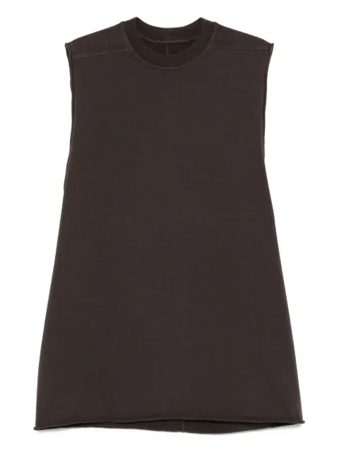Rick Owens Jumbo raw-edge sleeveless vest Grey RR02E1108RIG