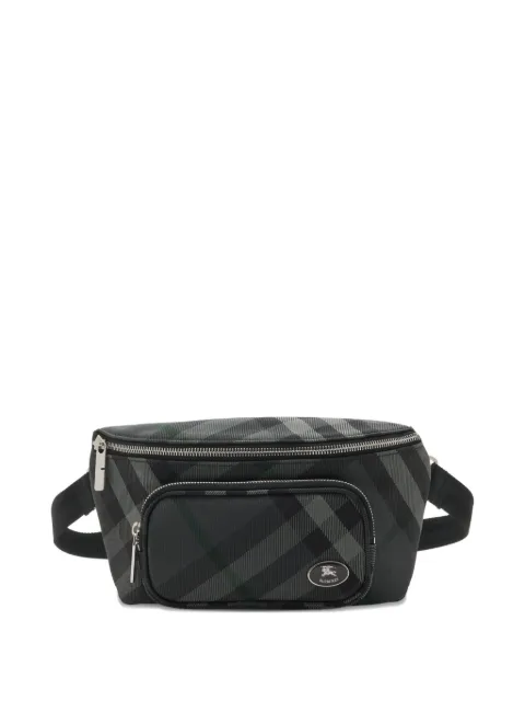 Burberry check-pattern belt bag Black 8112356