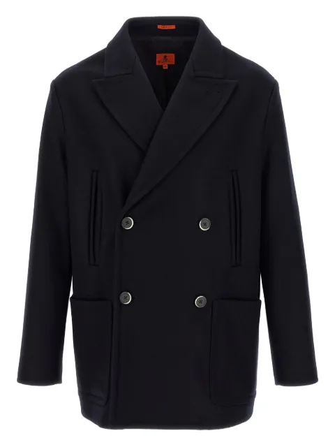 Barena double-breasted peak-lapel coat Blue CSU52220444