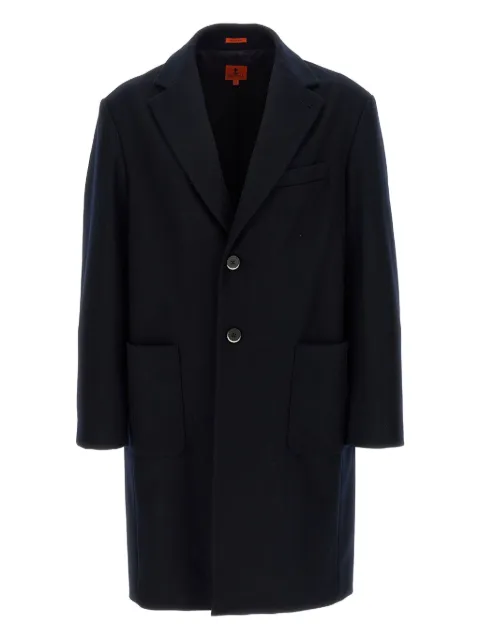 Barena notched-lapel wool-blend coat Blue CSU52300444