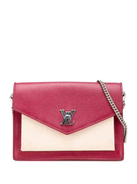 Louis Vuitton Pre-Owned 2019 Bicolor Leather MyLockMe Chain Pochette crossbody bag Brown 27GH52OOOHXO9RFT