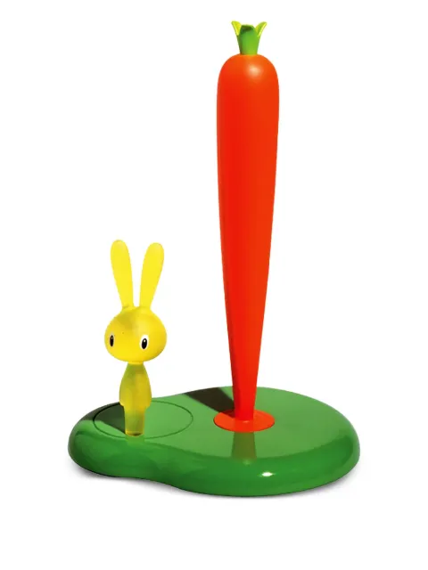 Alessi rabbit carrot paper roll holder Green ASG42GR