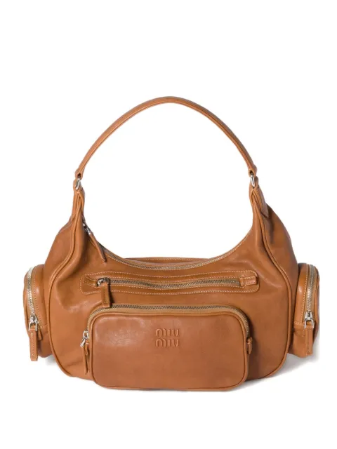 Miu Miu Pocket shoulder bag Brown 5BC189VOZT2CRL