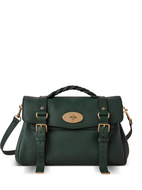Mulberry Alexa braided-handle shoulder bag Green BS25HH6746736Q633