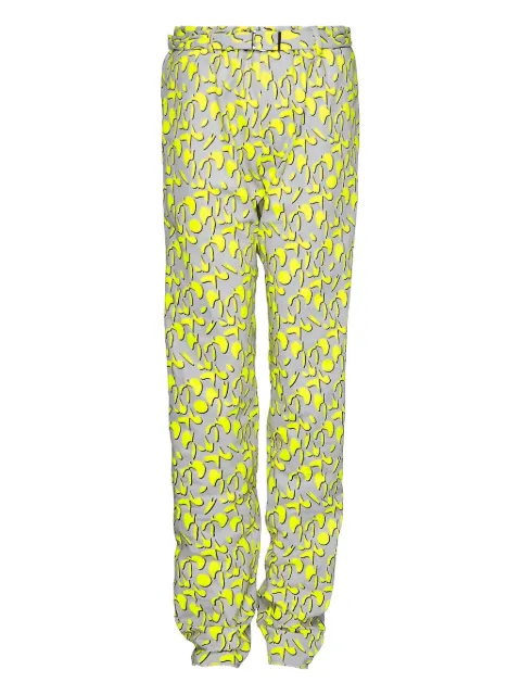 Jil Sander printed trousers Green OM510431ME242490766