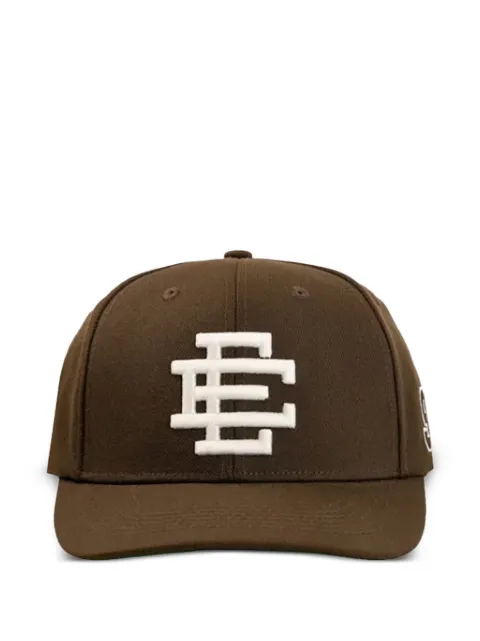 ERIC EMANUEL logo-embroidered baseball hat Brown EEHAT84161K7L