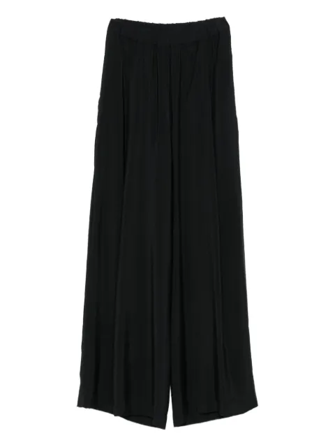 Gentry Portofino pleated elastic-waist trousers Black D309MD
