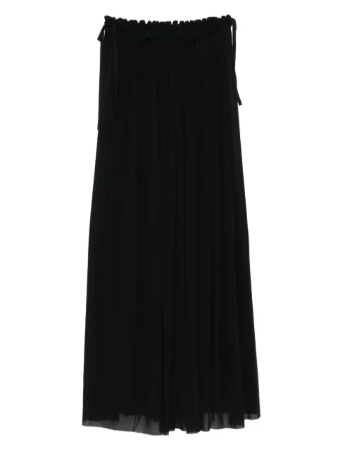 Philosophy Di Lorenzo Serafini pleated drawstring skirt Black A01112118