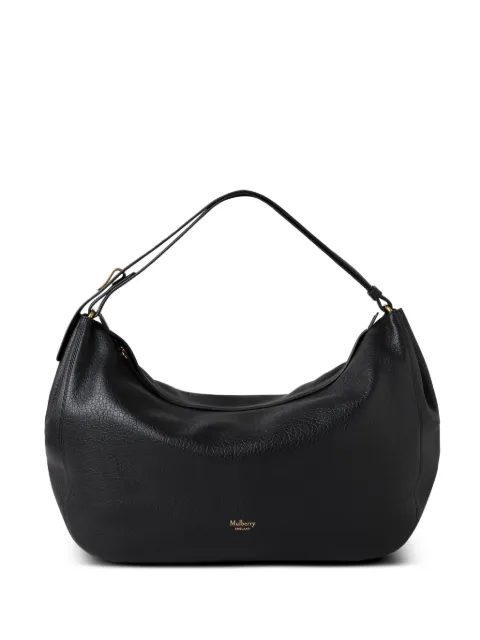 Mulberry Meadow curved leather shoulder bag Black S25HH9633674A100