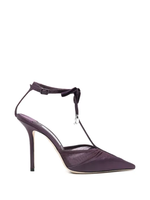 Jimmy Choo Afia 100 pointed toe pumps Purple J000180121