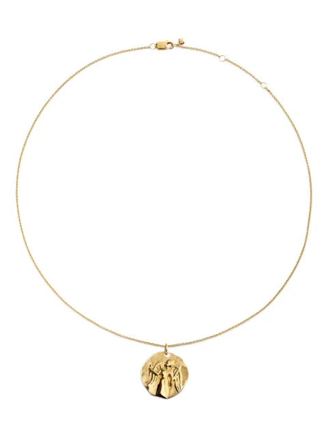 Monica Vinader GP Zodiac Virgo necklace Gold GPNKZDCVNON