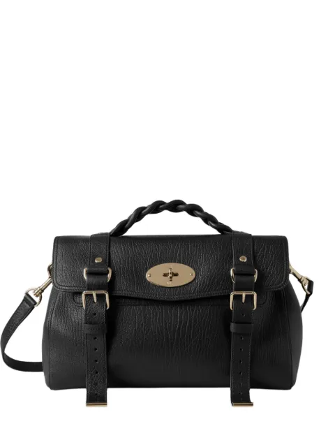 Mulberry Alexa braided-handle satchel Black S25HH9631674A100