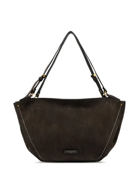 GIANNI CHIARINI suede leather shoulder bag Brown BS12037CMPL974