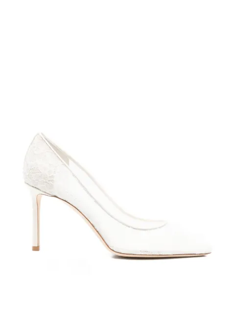 Jimmy Choo Romy pointed pumps White ROMY85JXO
