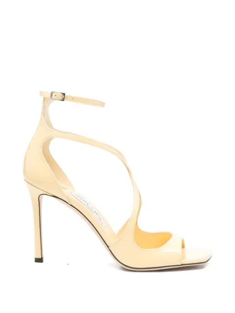 Jimmy Choo Azia leather sandals Yellow J000181173