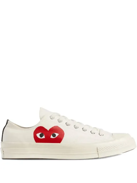 Comme Des Garçons Play x Converse heart-logo sneakers White AZK111051