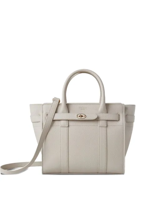 Mulberry mini Bayswater zipped tote bag Neutrals HH4949205W160