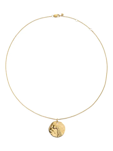 Monica Vinader GP Zodiac Aquarius necklace Gold GPNKZDCQNON