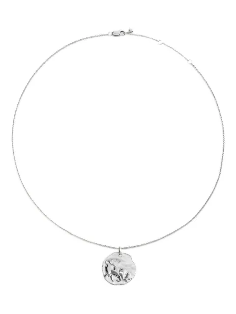 Monica Vinader Taurus Zodiac pendant necklace Silver SSNKZDCTNON