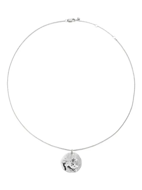 Monica Vinader Leo Zodiac pendant necklace Silver SSNKZDCLNON
