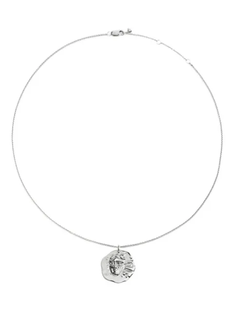 Monica Vinader Gemini Zodiac pendant necklace Silver SSNKZDCGNON