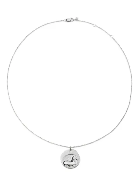 Monica Vinader Aries Zodiac pendant necklace Silver SSNKZDCANON