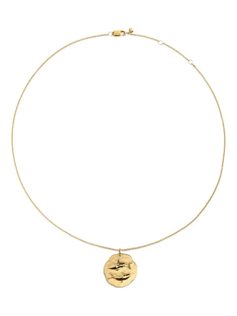 Monica Vinader GP Zodiac Pisces necklace Gold GPNKZDCPNON