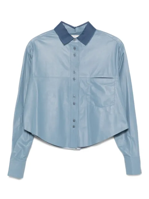 Forte Forte button-down pocket shirt Blue 14013MYSHIRT