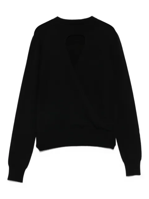 TWINSET keyhole-neckline sweater Black 252TP3060