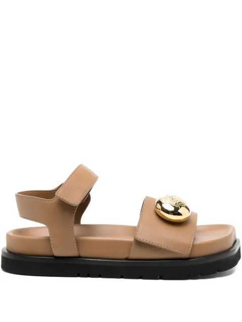 LOEWE leather sandals Brown L815465XB7