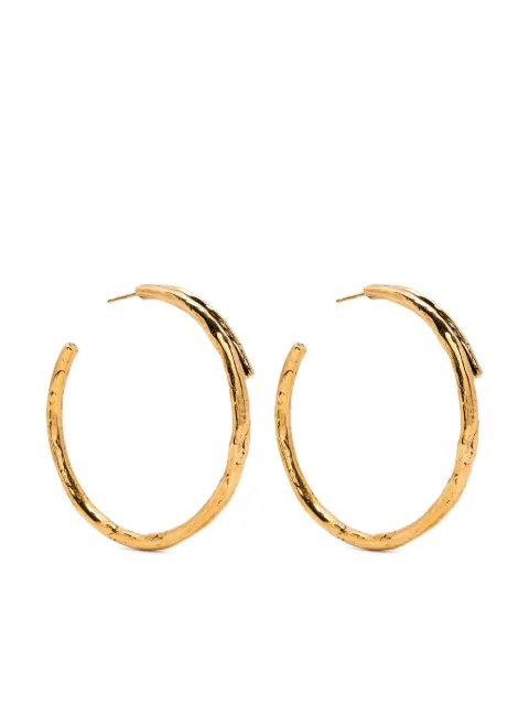 Goossens Lutèce hoop earrings Brown GOOP25EA10